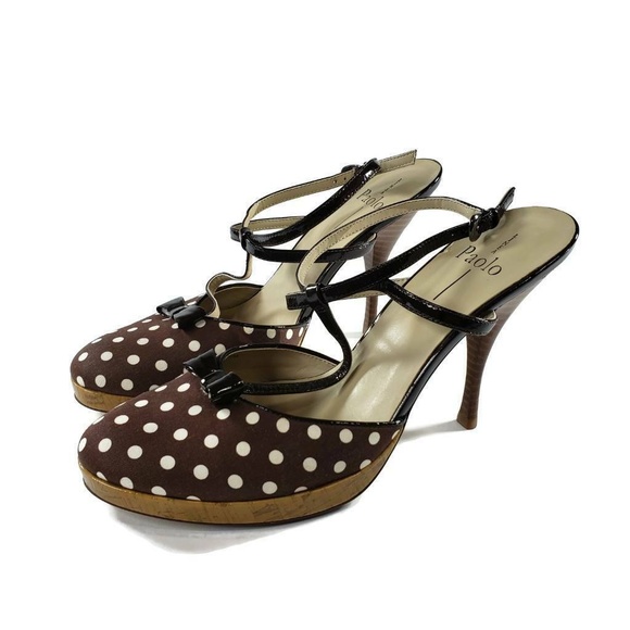 Linea Paolo Womens T Strap Sandals Coffee - Picture 2 of 8